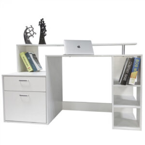 Schreibtischtheke - Computertisch - Computertisch - 140 cm breit - Kommode und viel Stauraum