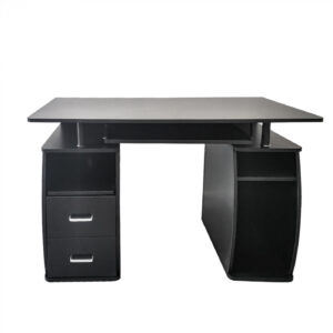 Schreibtisch Computertisch - 120 cm breit - schwarz