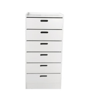 Kommode mit 6 Schubladen - Aufbewahrungsschrank mit herausnehmbaren Tabletts - 95 cm hoch