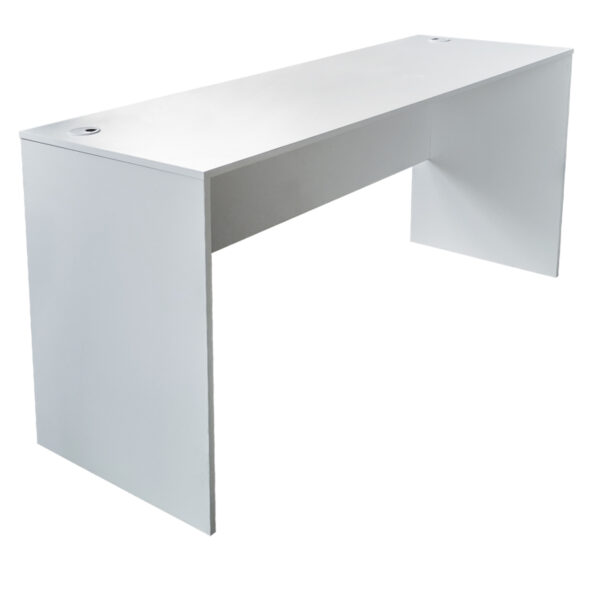   Schreibtisch – Laptoptisch – 140 cm breit und 50 cm tief – weiß