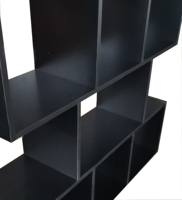 Regal Bücherregal offenes Design - Raumteiler - schwarz - VDD World DE