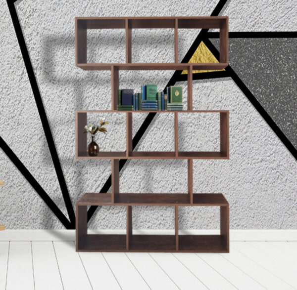 Raumteiler - offener Schrank - Bücherregal - Vintage Braun - VDD World DE