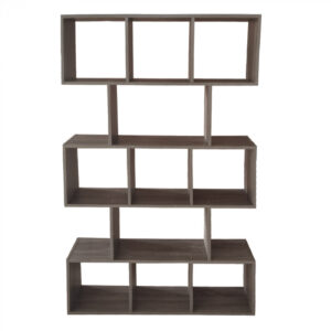 Bücherregal - offener Schrank - Raumteiler - braungrau