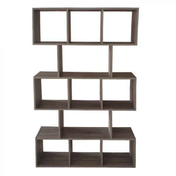 Bücherregal - offener Schrank - Raumteiler - braungrau - VDD World DE