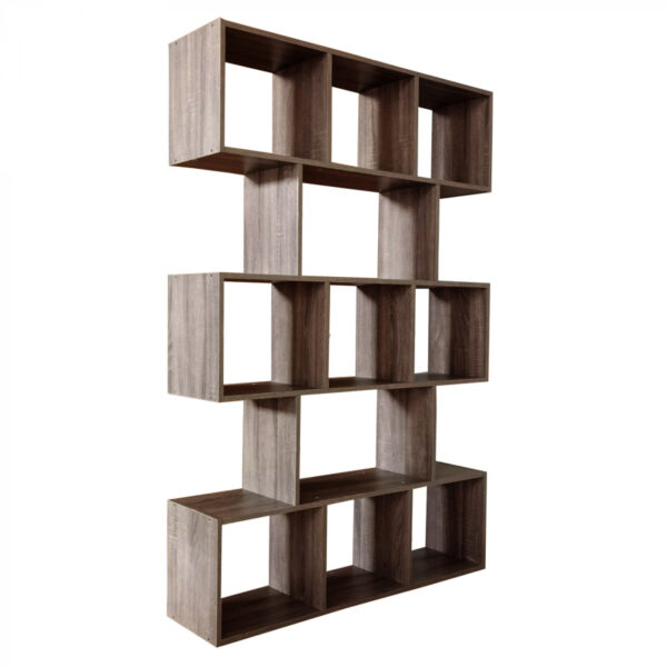 Bücherregal - offener Schrank - Raumteiler - braungrau - VDD World DE