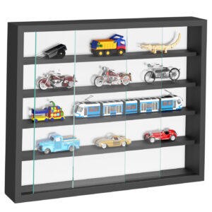 VDD Standvitrine Hängevitrine - Fachböden 50 cm breit x 4 cm tief - Schiebetüren