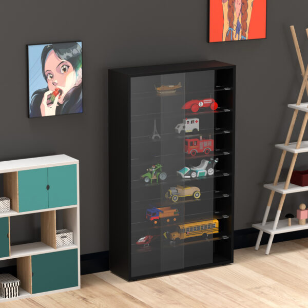   VDD Vitrine stehend Hängevitrine – Schiebetüren – 60 x 105 x 20 cm