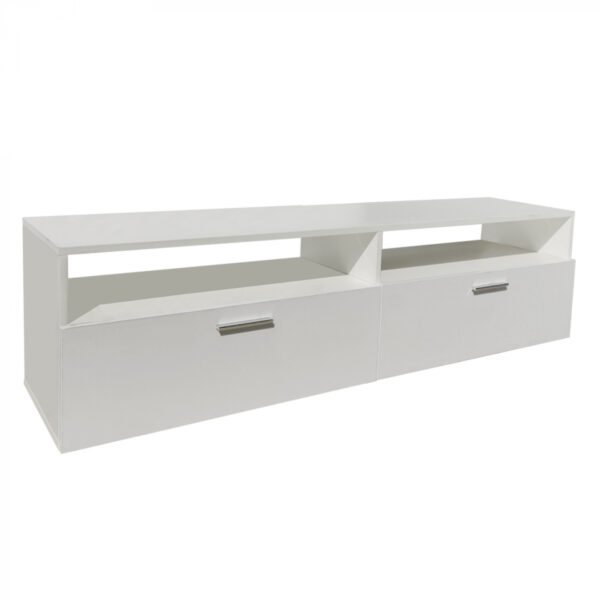   TV-Schrank Schrank – Fernseh-Sideboard – 160 cm breit – weiß