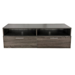 Fernsehschrank - Sideboard - 120 cm breit - braungrau gefärbt