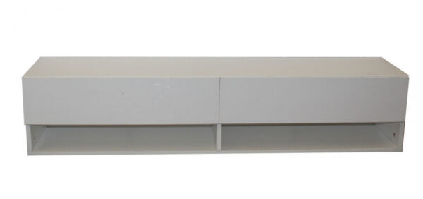   TV-Schrank TV-Sideboard Wander hängen 140 cm breiter Körper weiß vorne Hochglanz weiß