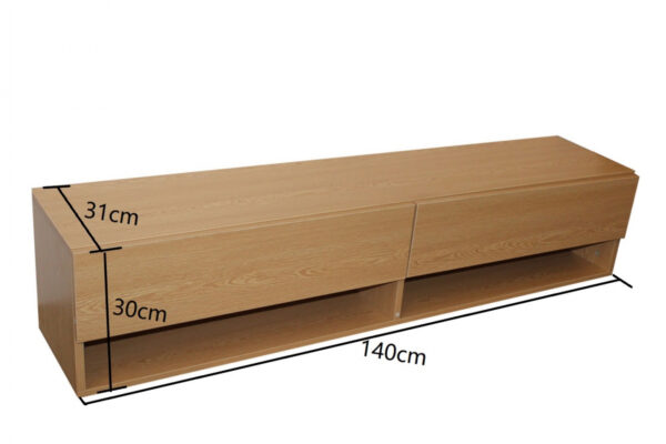   TV-Schrank TV-Sideboard Wander hängen 140 cm breit hellbraun