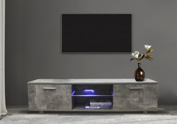   TV-Schrank TV-Schrank Tenus inkl. LED industriell grau Beton Design