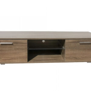 TV-Schrank Kommode Tenues - Medienmöbel - mit Beleuchtung - 140 cm breit - dunkelbraun