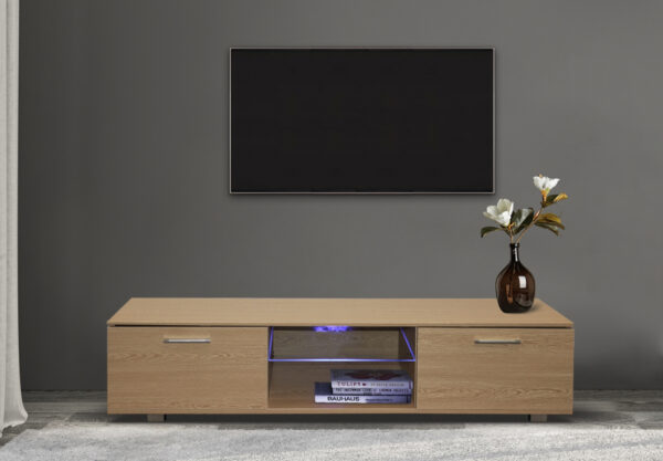   TV-Schrank TV-Schrank Tenus mit LED-Beleuchtung hellbraun
