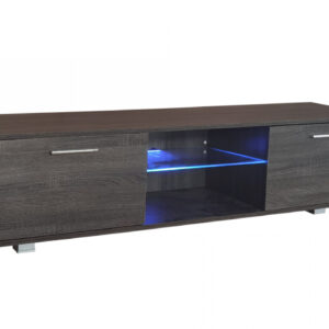 TV-Schrank Tenus - TV-Sideboard - LED-Beleuchtung - 160 cm breit - braungrau gefärbt