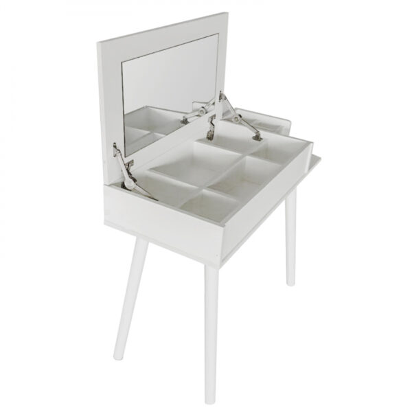   Schminktisch Schminktisch Schminktisch Schreibtisch mit Klappspiegel 90 cm breit