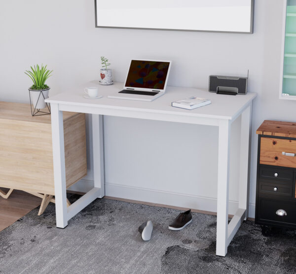   Schreibtischtisch – Küchentisch – 110 cm breit – weiß