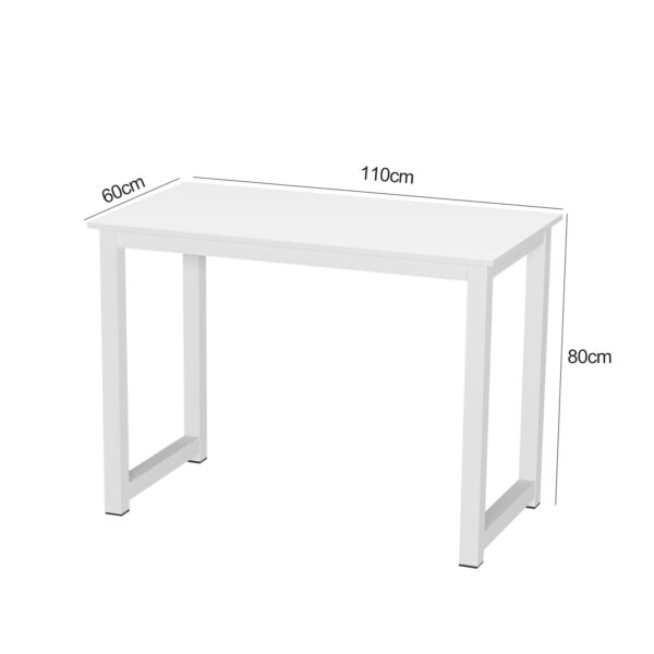   Schreibtischtisch – Küchentisch – 110 cm breit – weiß