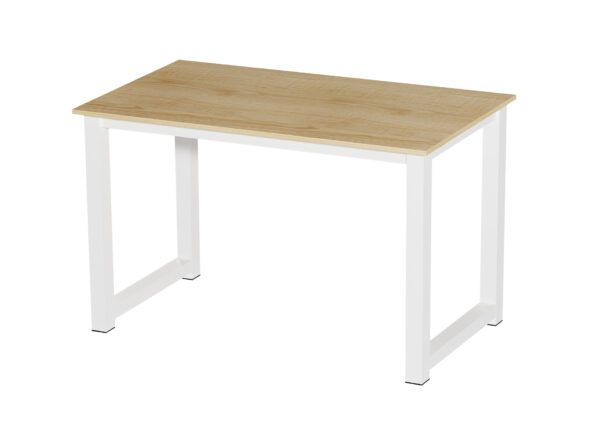   Schreibtischtisch – Küchentisch – 110 cm breit – braun weiß