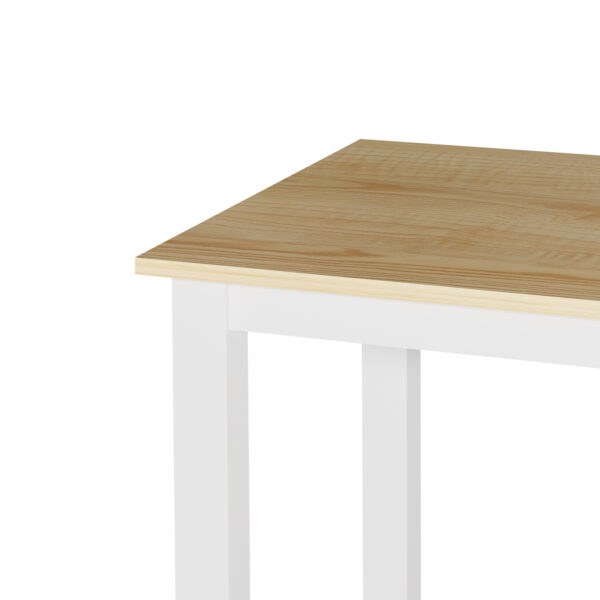   Schreibtischtisch – Küchentisch – 110 cm breit – braun weiß