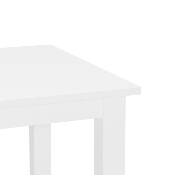   Küchentisch – Schreibtischtisch – 75 x 75 cm – weiß