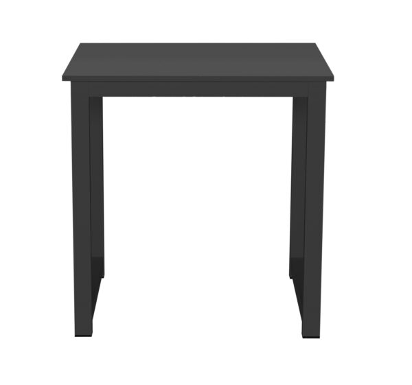   Küchentisch – Schreibtischtisch – 75 cm x 75 cm – schwarz