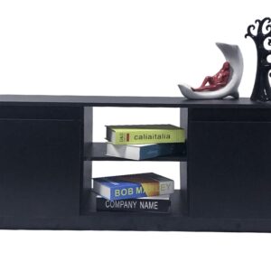 TV-Schrank Sideboard schwarz 120 cm breit