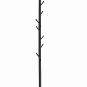 Standgarderobe Holz - Baumgarderobe 8 Haken - 176 cm hoch - schwarz