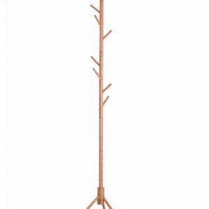 Stehgarderobe - Baumgarderobe 8 Haken Holz - 178 cm hoch - hellbraun