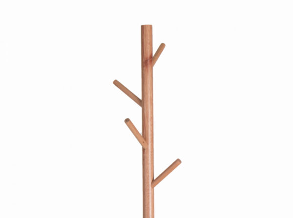   Stehgarderobe – Baumgarderobe 8 Haken Holz – 178 cm hoch – hellbraun