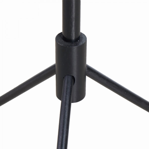   Stehgarderobe – Baumgarderobe 8 Haken Holz – 178 cm hoch – Schwarz