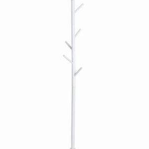 Stehgarderobe - Baumgarderobe 8 Haken Holz - 178 cm hoch - weiß
