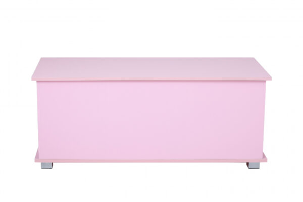   VDD Aufbewahrungsbox – Spielzeugtruhe – Deckentruhe – 100 cm breit – rosa