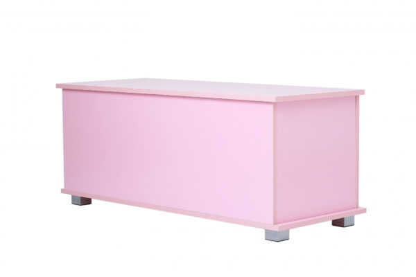  VDD Aufbewahrungsbox – Spielzeugtruhe – Deckentruhe – 100 cm breit – rosa