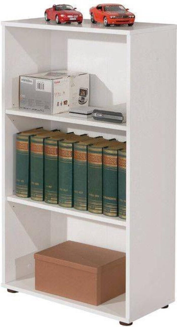   Bücherregal-Aktenschrank – offener Wandschrank weiß