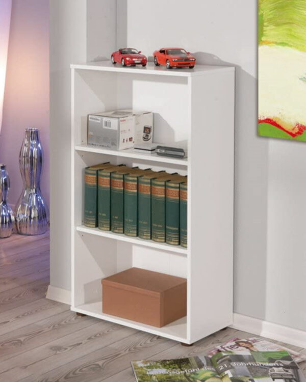   Bücherregal-Aktenschrank – offener Wandschrank weiß