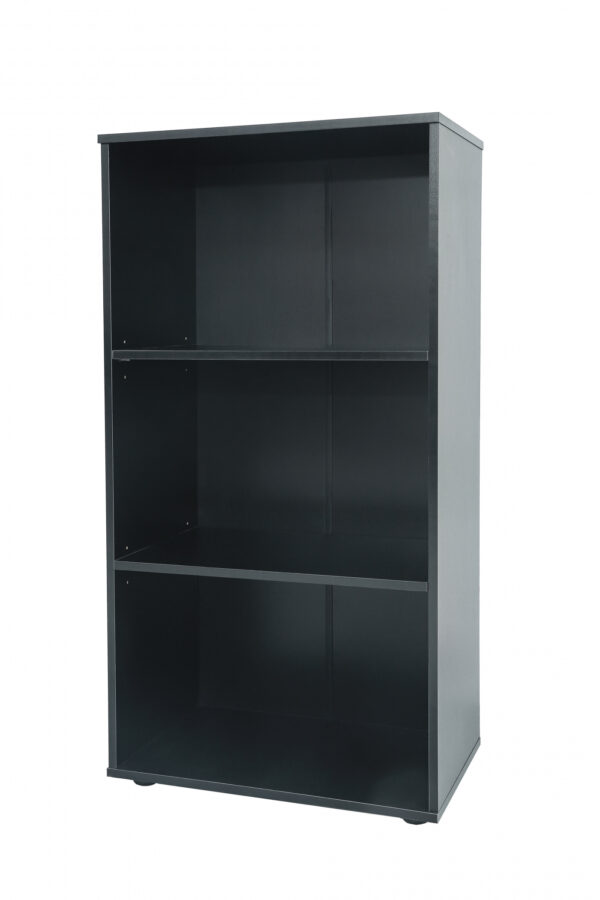   Bücherregal Aktenschrank – offener Wandschrank schwarz