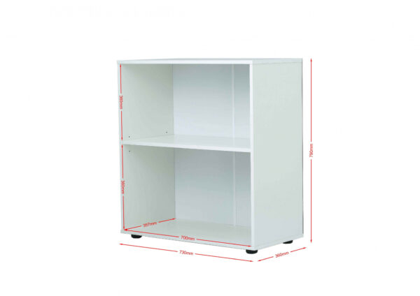 Aktenschrank - Bücherregal - Lagerschrank Wandschrank multifunktional - 79 cm hoch - VDD World DE
