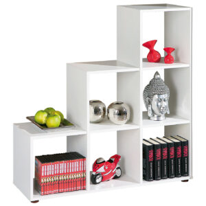 Etagenwandschrank - Raumteiler - 6 offene Fächer - regal