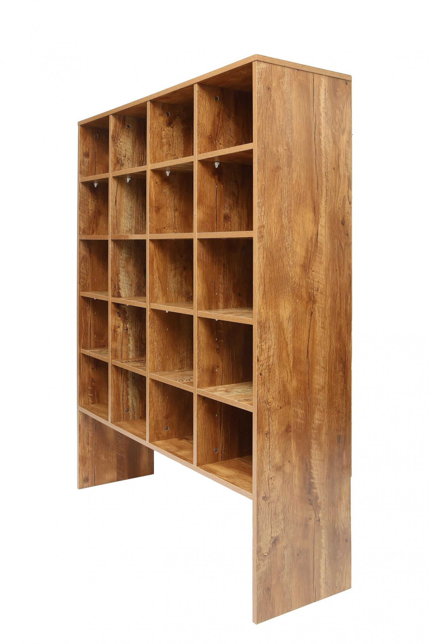 Schuhschrank Schuhregal Hinsal XL 139 cm hoch 20 Fächer - alternatives Bild