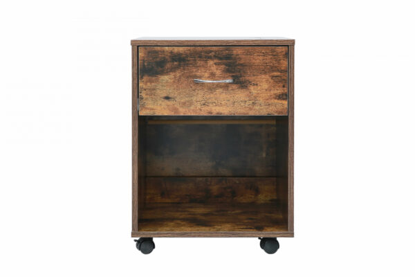 Schreibtischschrank mit Rädern - Schubladenelement - Kommode - VDD World DE