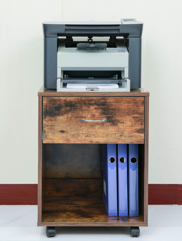 Schreibtischschrank mit Rädern - Schubladenelement - Kommode - VDD World DE