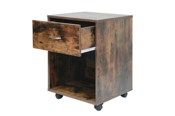 Schreibtischschrank mit Rädern - Schubladenelement - Kommode - VDD World DE