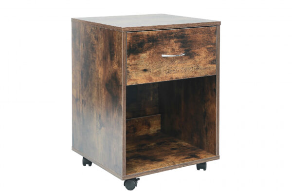 Schreibtischschrank mit Rädern - Schubladenelement - Kommode - VDD World DE