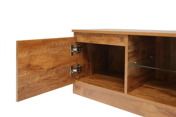   TV-Schrank Sideboard – TV-Schrank – 120 cm breit – braune Holzstruktur