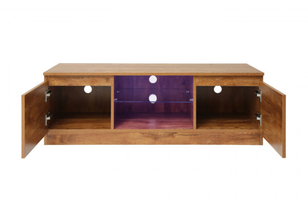   TV-Schrank Sideboard – TV-Schrank – 120 cm breit – braune Holzstruktur