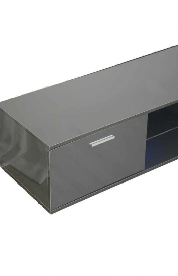 TV-Schrank TV-Schrank Tenus inkl. LED Korpus weiß Front weiß hochglanz - VDD World DE