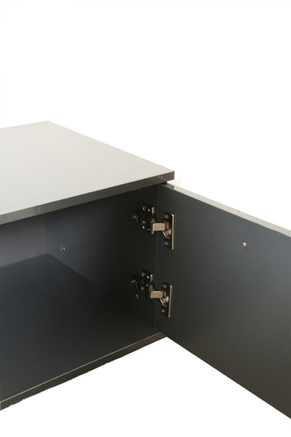 TV-Schrank TV-Schrank Tenus inkl. LED Korpus weiß Front weiß hochglanz - VDD World DE