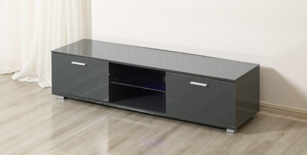 TV-Schrank TV-Schrank Tenus inkl. LED Korpus weiß Front weiß hochglanz - VDD World DE
