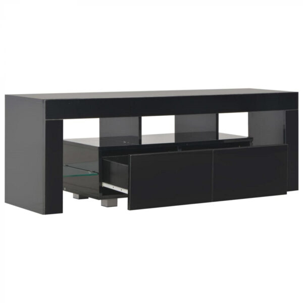 TV-Schrank Hugo - mit Led-Beleuchtung - 140 cm breit - schwarz - VDD World DE